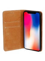 Dėklas Apple iPhone 11 Pro Max Book case (natūralios odos)